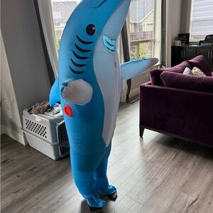 Blue Shark Inflatable Costume